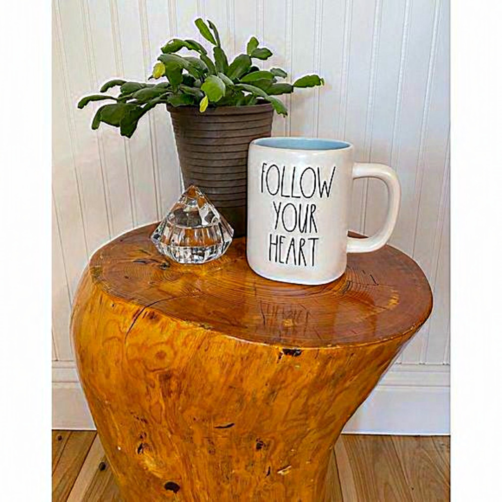 NEW Rae Dunn FOLLOW YOUR HEART Mug 💙💙